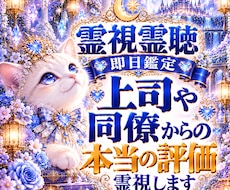 霊視霊聴　職場の上司同僚の本当の評価と本音を視ます 即日鑑定　10月限定上司や同僚があなたに抱く本音や隠れた評価