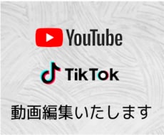Youtube Tiktok 動画編集いたします イメージ1