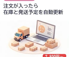 ハンドメイドの在庫と発送を自動で管理します イメージ1