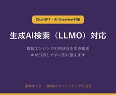 生成AI検索で引用されやすい記事に整えます イメージ1