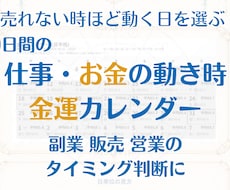 副業・営業の動く日を占星術で30日鑑定します 告知・出品・販売・副業・営業・値上げのタイミングを可視化！