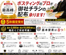ポスティングのプロが高品質なチラシ配布代行承ります 神奈川・東京23区【最高品質のポスティング代行をお約束】