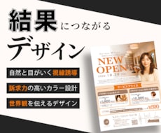 心をつかみ、行動につながるチラシをデザインします イメージ1