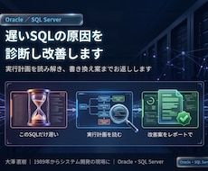 遅いSQLの原因を診断し改善案をお出しします 実行計画から原因を特定。改善案をレポートでお返しします