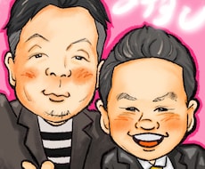お祝い、記念似顔絵作成します そっくりで暖かい画風で笑顔になれる似顔絵を贈ります