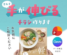 Canva・パワポでも編集できるチラシ制作します 低価格で丁寧、高クオリティなデザインをご提供！