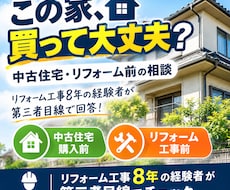 この家買って大丈夫？リフォーム前に相談します イメージ1