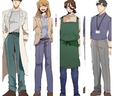TRPGの立ち絵作成承ります イメージ1