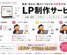 反応につながるLPを丁寧に制作します イメージ1