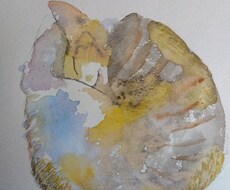 あなたのかわいいペットの水彩画を描きます イメージ1