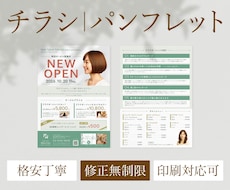 伝えたい内容を整理して魅せるチラシを作成します イメージ1