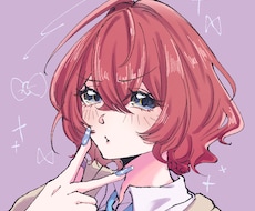 バストアップで可愛いイラスト、アイコン描きます イメージ1