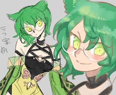 あなたの最高にカッコ可愛いキャラクター作成します スピードに自信あり！すぐにでもオリキャラを形にしたいあなたへ