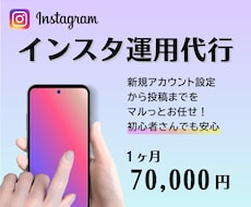 Instagram運用代行いたします イメージ1