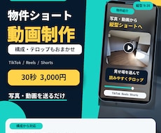 不動産物件の縦型ショート動画を制作します イメージ1