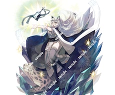 キャラクターの全身イラスト制作いたします 立ち絵やキャラクター紹介などに！