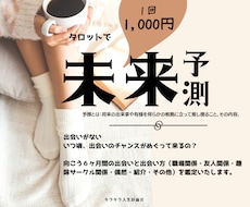 片思い中の「未来予測」鑑定をします 相手の気持ちを知っておくことで相手に対して余裕が出ます