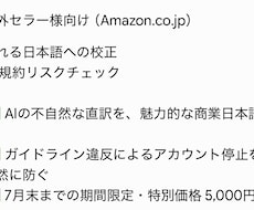 Amazonの直訳を売れる日本語に校正します AIの不自然な直訳を卒業！日本人に刺さるページへ