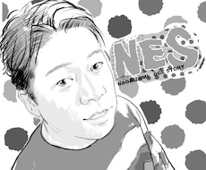 SNSや名刺向け似顔絵描きます イメージ1