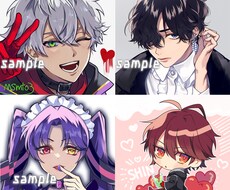 SDイラスト/アイコン描きます 可愛いもカッコイイも作成できます！