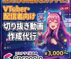 10分程度の切り抜き動画を作成します イメージ1