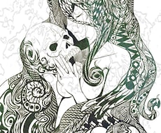 模様イラストお描きします