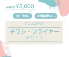 最低価格でフライヤー・チラシ制作します イメージ1