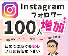 インスタグラムの日本人フォロワー100人増やします イメージ1