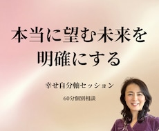 幸せ自分軸の未来設計をサポートします 本当に望む未来を一緒に描きます