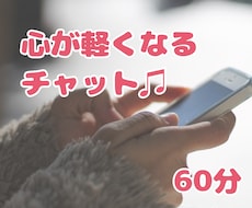 60分★チャットであなたのお話聞きます イメージ1