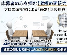 面接官の方へ　応募者の本音引き出すスキル提供します また会いたくなる面接官になる為には⁉️他社との差別化する為に