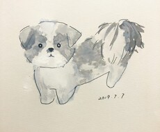 あなたの愛犬のイラストを描きます イメージ1