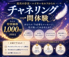 チャネリングで今、必要な事を視ます イメージ1