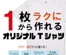 オリジナルTシャツを作成します ご要望にお応えできるようにお客様とのやり取りを心がけています