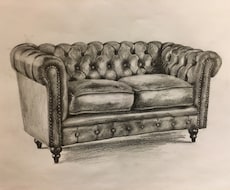 ささっと描きます 静物の鉛筆画、ラフスケッチ、下絵を描きます