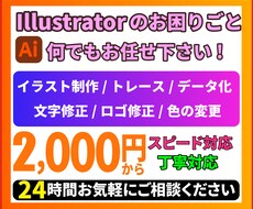 Aiデータの修正、制作のお手伝いをいたします