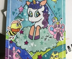 部屋に飾る用などコピックのアナログイラスト描きます イメージ1