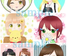 SNSのアイコン描きます イメージ1
