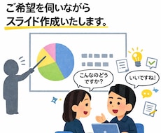 見やすく伝わるスライド資料を作成します イメージ1