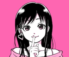 推し活専門★推しカラーやモチーフでアイコン描きます 普段使いに最適◎個性が光る！漫画風モノクロ/単色カラー仕様