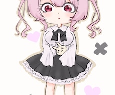 アイコン等可愛い系のイラスト描きます イメージ1