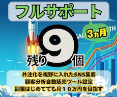 SNS外注管理＆顧客管理販売自動化ツール設定します 個人事業主さんの３大悩みを解決していける状態をサポート