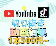 ショート動画、切り抜き、編集します イメージ1