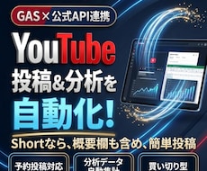 Youtube 自動(API)投稿します イメージ1