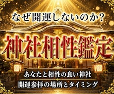 30年の霊視経験による【神社相性鑑定】を行います 寺社・参拝・仏様・仏閣・寺社・開運・パワースポット・ご利益