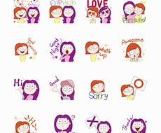 オリジナルLINEスタンプ作成します イメージ1