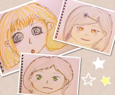 似顔絵アイコンor似顔絵⭐ゆる〜く暖かい色合いの似顔絵かきます