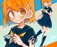 キャラクターの立ち絵をお描きします ポップでかわいい、独自のデザイン♪