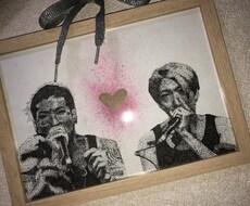 点描画で似顔絵描きます イメージ1