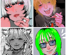 サブカル系でかっこいい＆可愛いアイコン描きます イメージ1